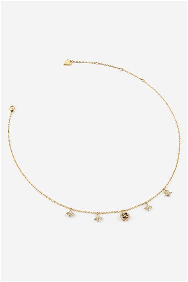 Collana Guess Donna Ace of Diamonds in Acciaio Cristallo JUBN06 032JW - JUBN06 032JW
